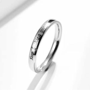 New! Keep F#!king Going Stainless Steel Silver Inspiring Minimalist Ring Size 7
